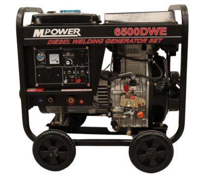 Generador y Soldadora 6500W Diesel Monofásico Mpower 6500DWE